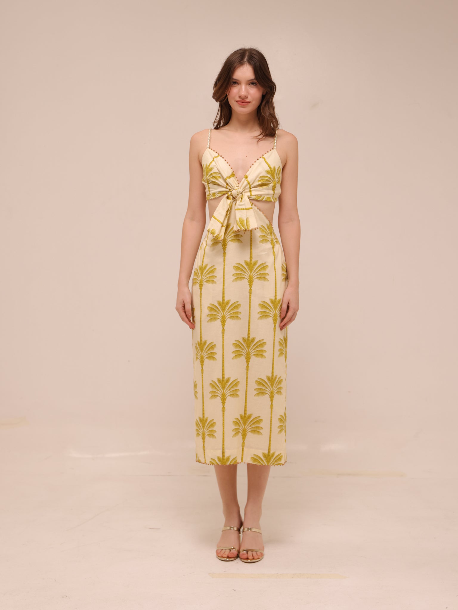 Palmera Tie-Front Dress