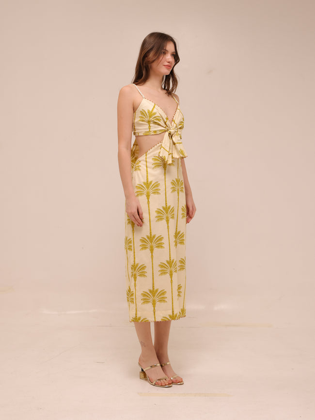 Palmera Tie-Front Dress