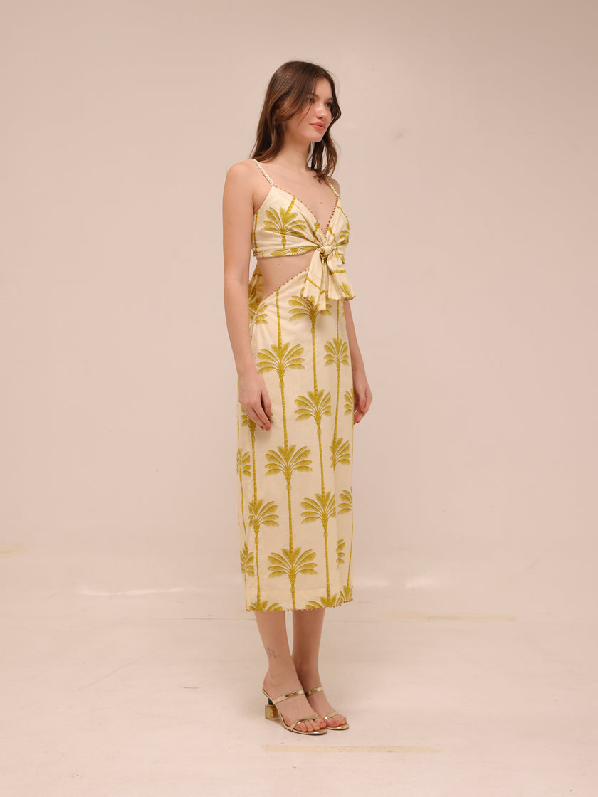 Palmera Tie-Front Dress