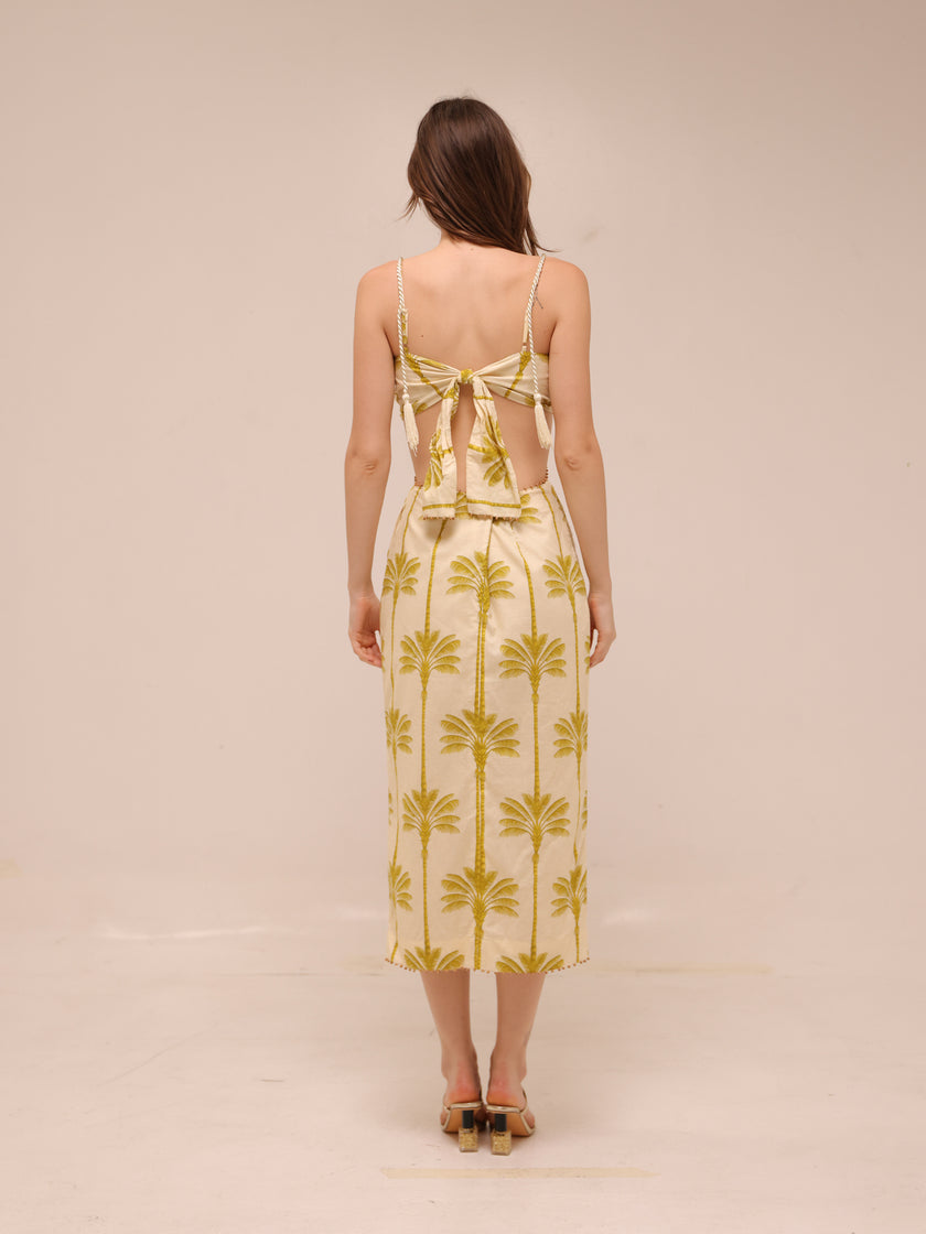 Palmera Tie-Front Dress