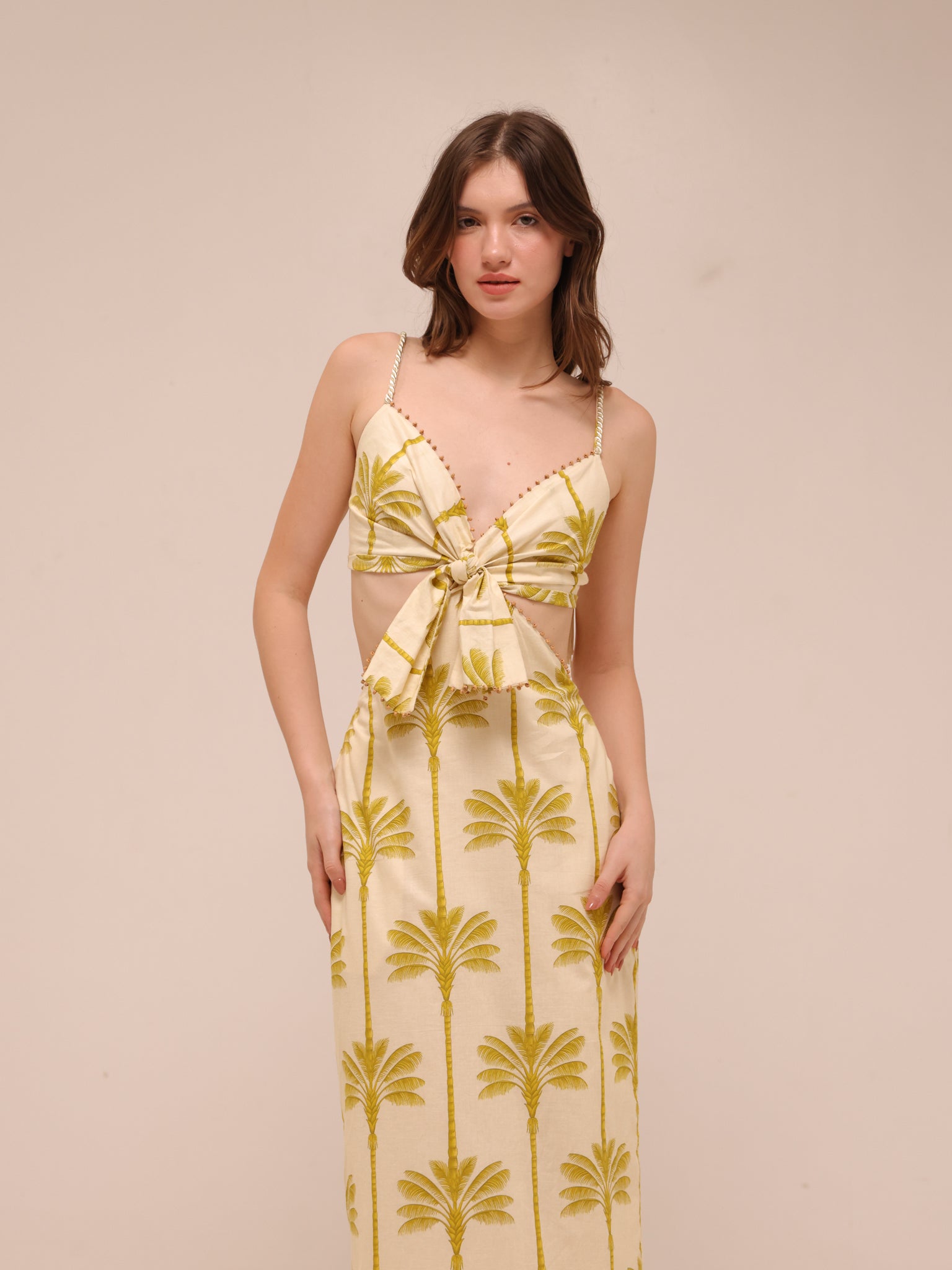 Palmera Tie-Front Dress