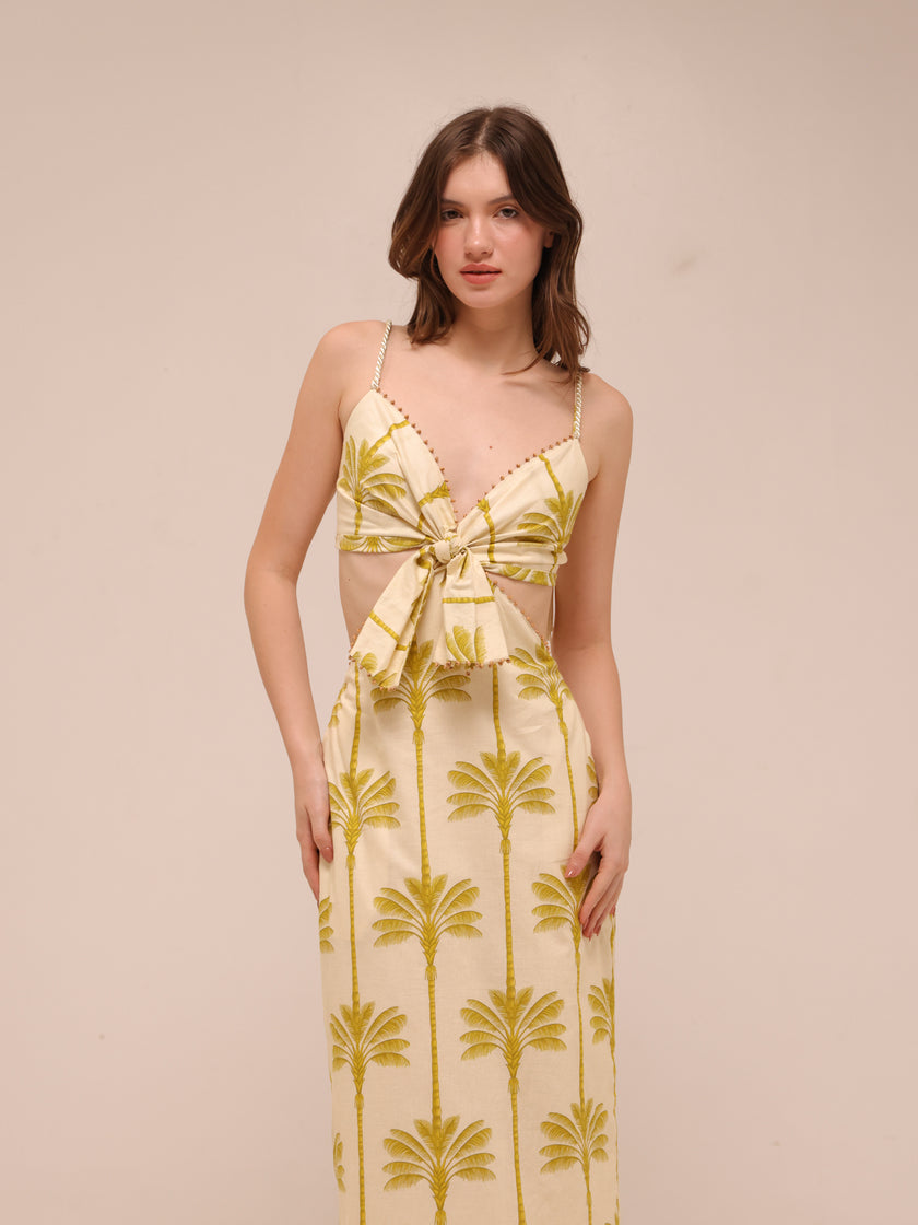 Palmera Tie-Front Dress