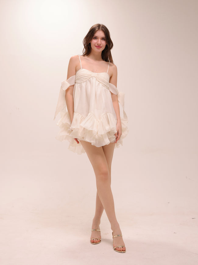 Phobe Dress in White