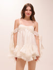 Phoebe Dress in White