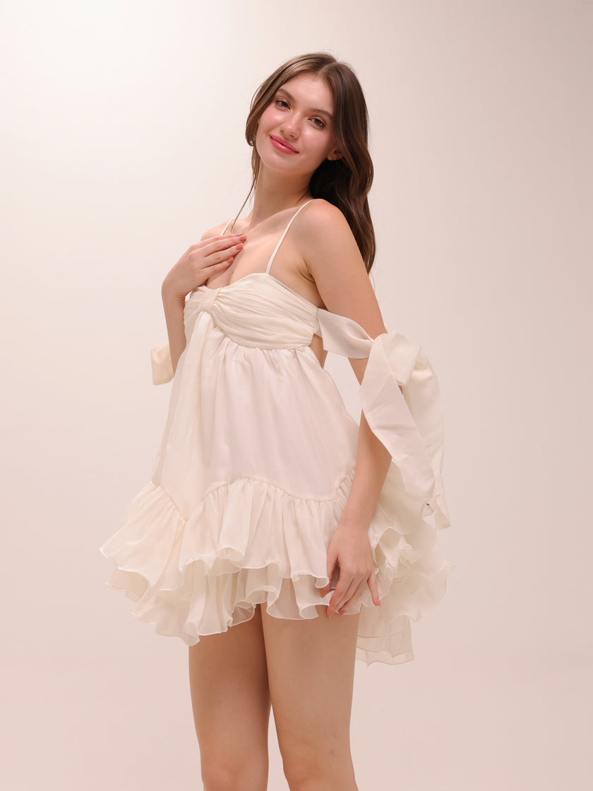 Phoebe Dress in White