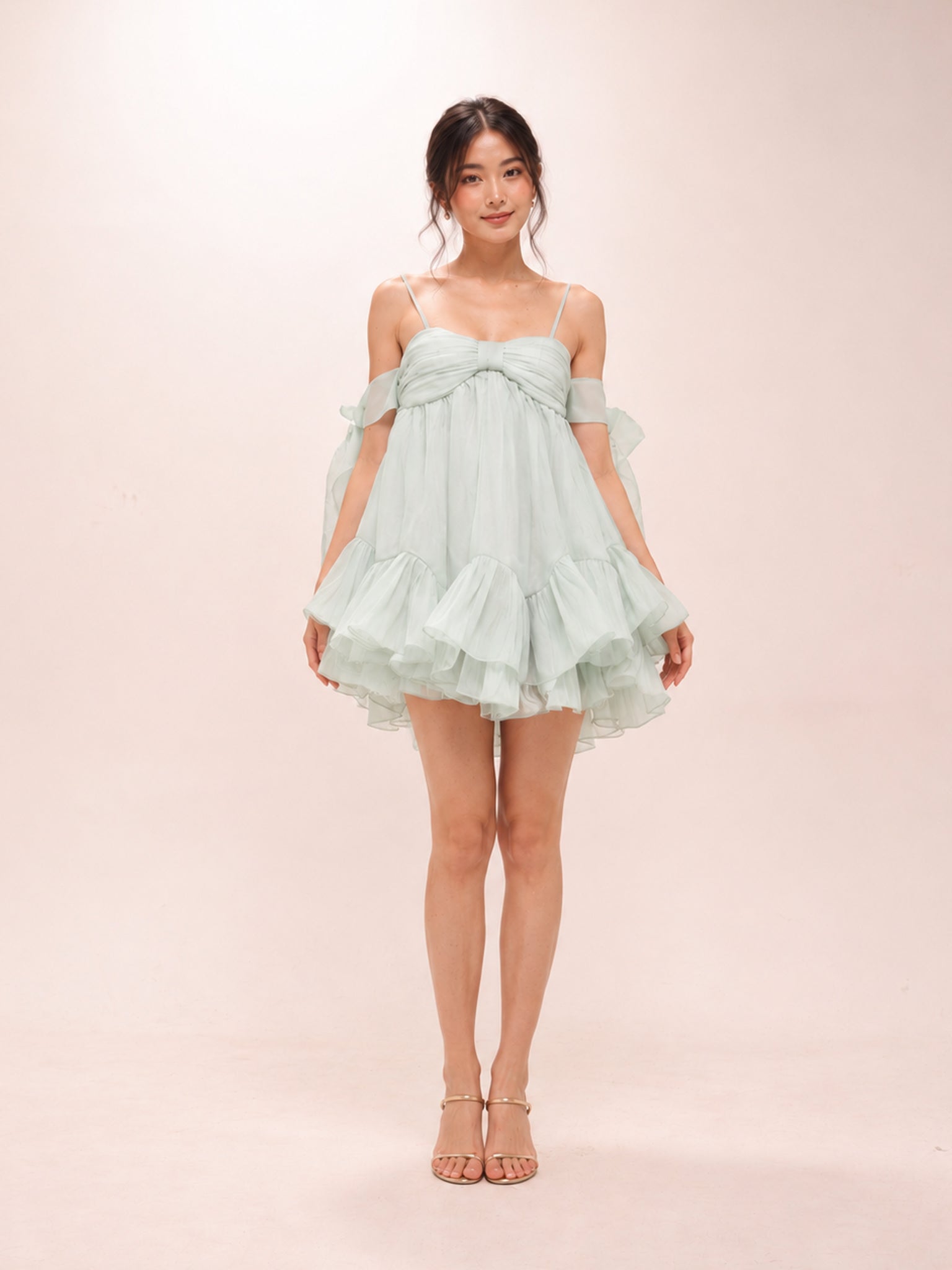 Phoebe Dress in Mint