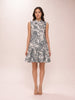 Dioriviera Blue Toile de Jouy Cotton Short Dress