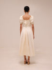 Clara Ivory Midi Dress