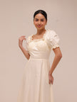 Clara Ivory Midi Dress