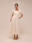Clara Ivory Midi Dress