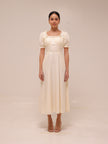 Clara Ivory Midi Dress