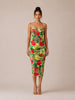 Fruit Print Bodycon Dress