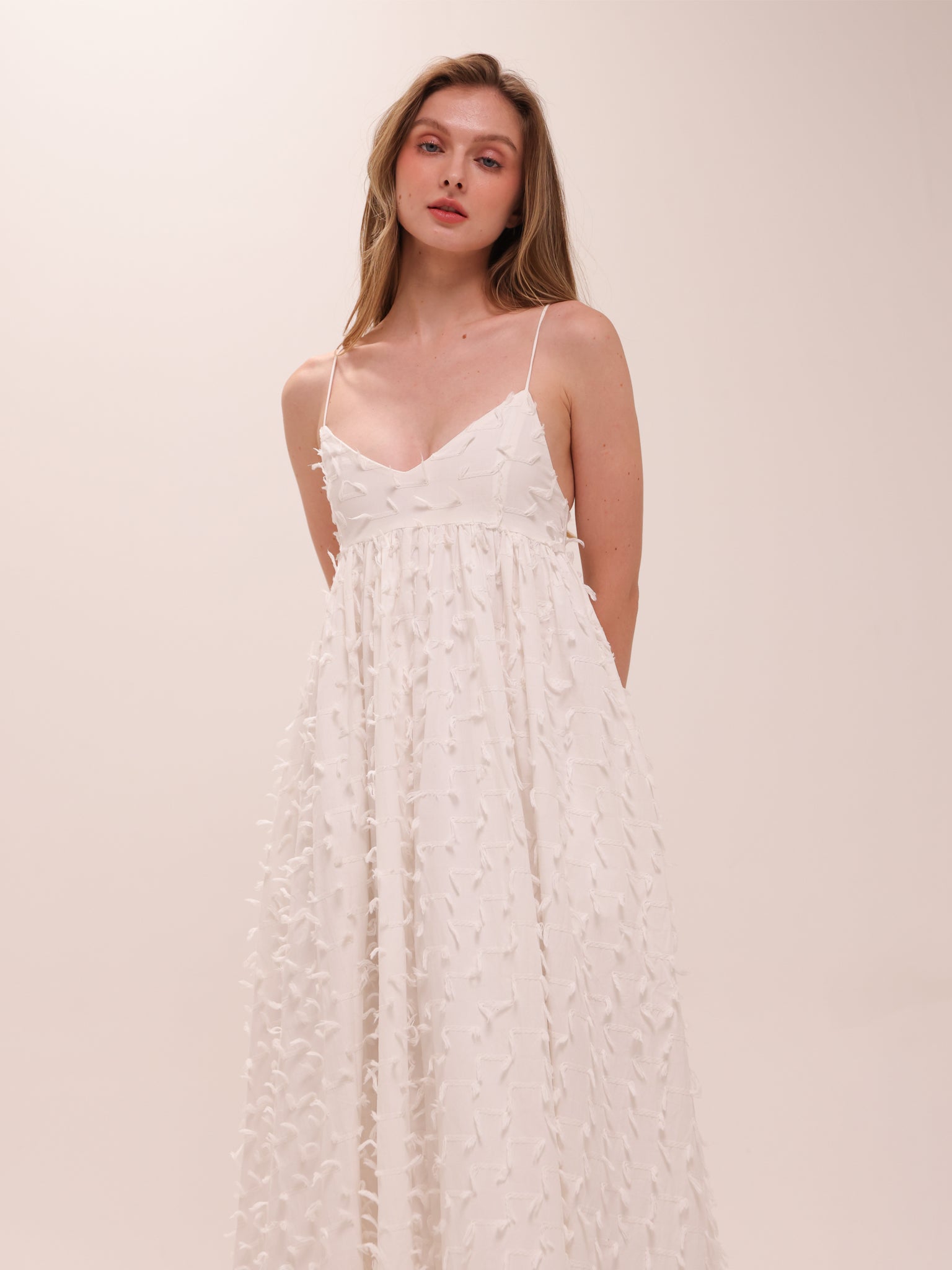 Paloma Babydoll Sleeveless Midi Dress