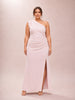 Asher One Shoulder Satin Maxi
