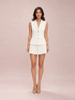 Lucy Sleeveless Blazer Mini