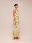 Belle One Shoulder Ruffle Gown