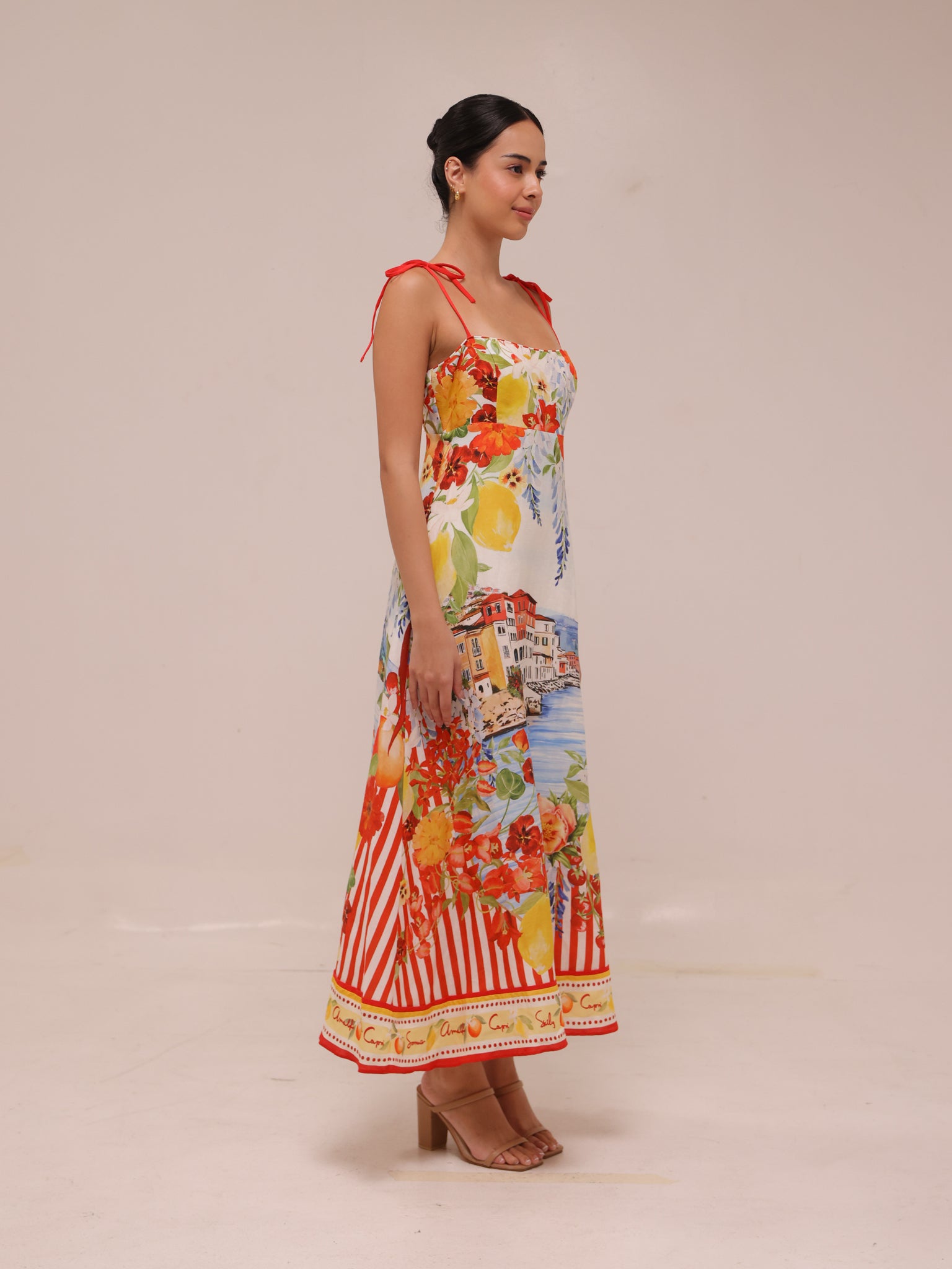 Sicilia Printed Midi Dress