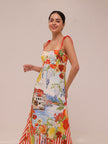 Sicilia Printed Midi Dress