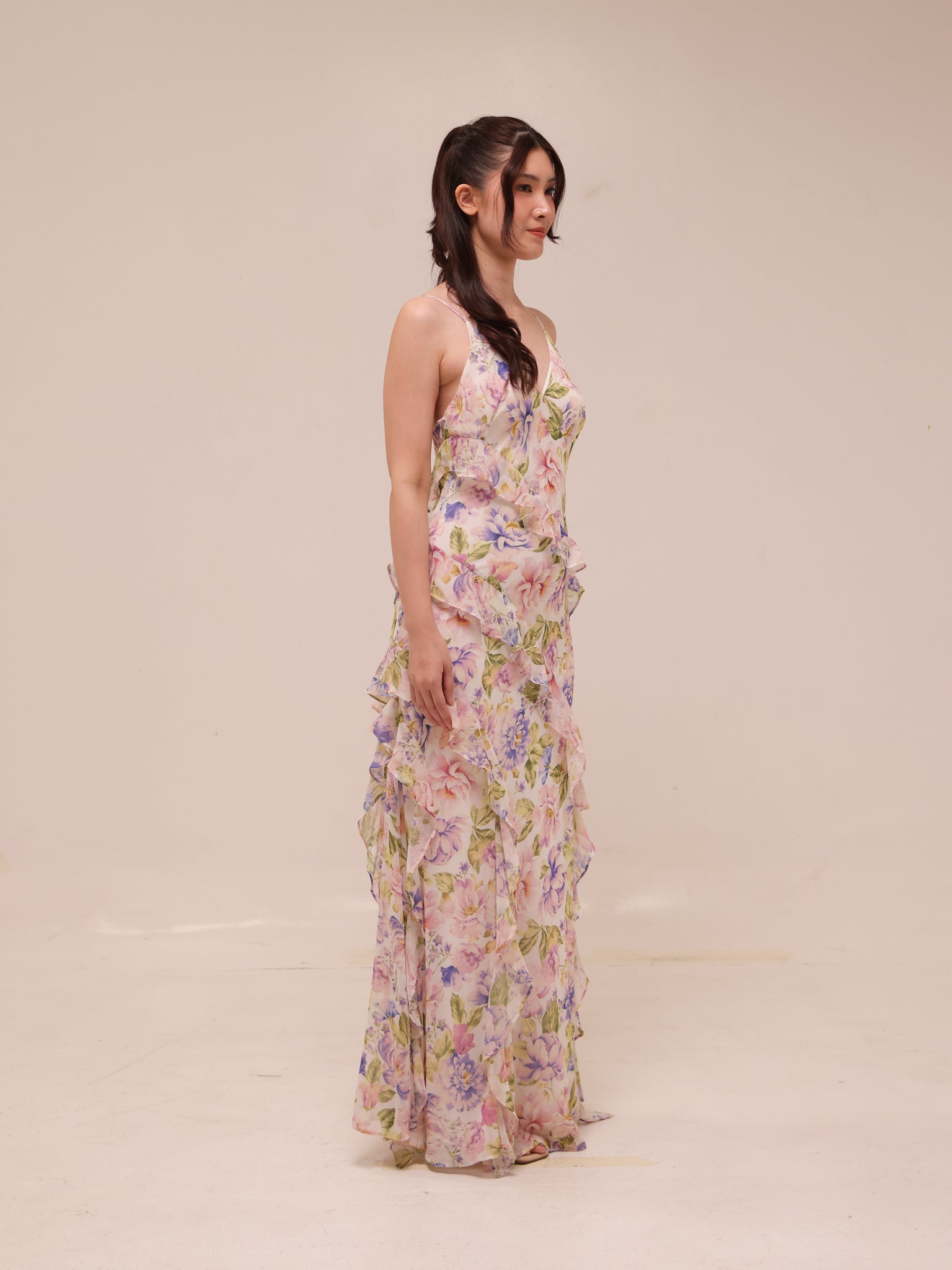 Poppy Ruffle Gown