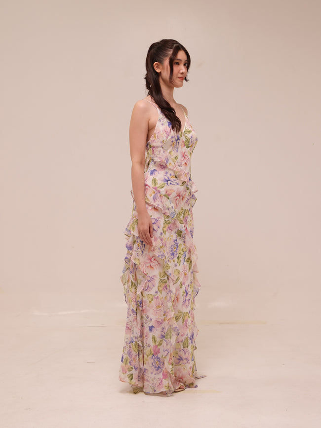 Poppy Ruffle Gown