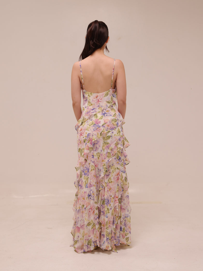 Poppy Ruffle Gown