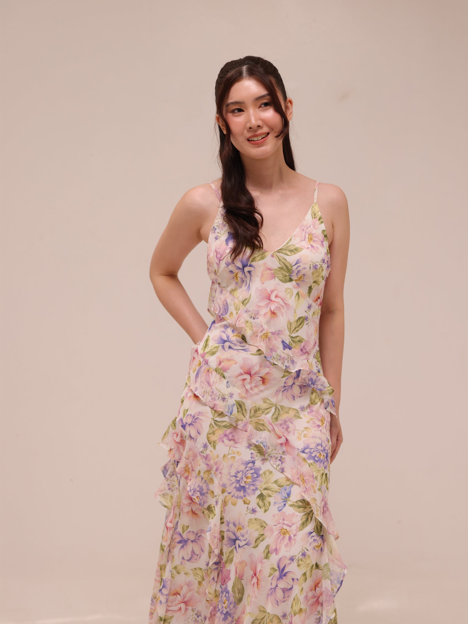 Poppy Ruffle Gown