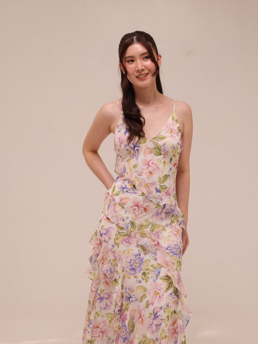 Poppy Ruffle Gown