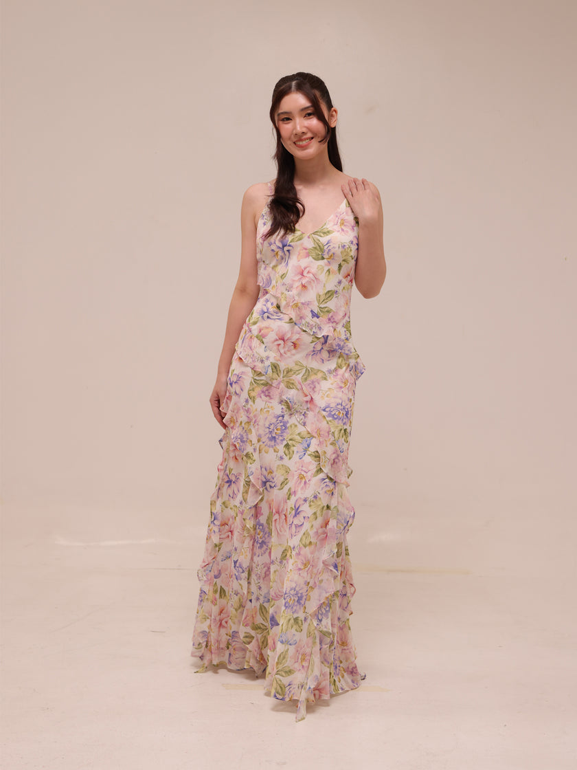 Poppy Ruffle Gown