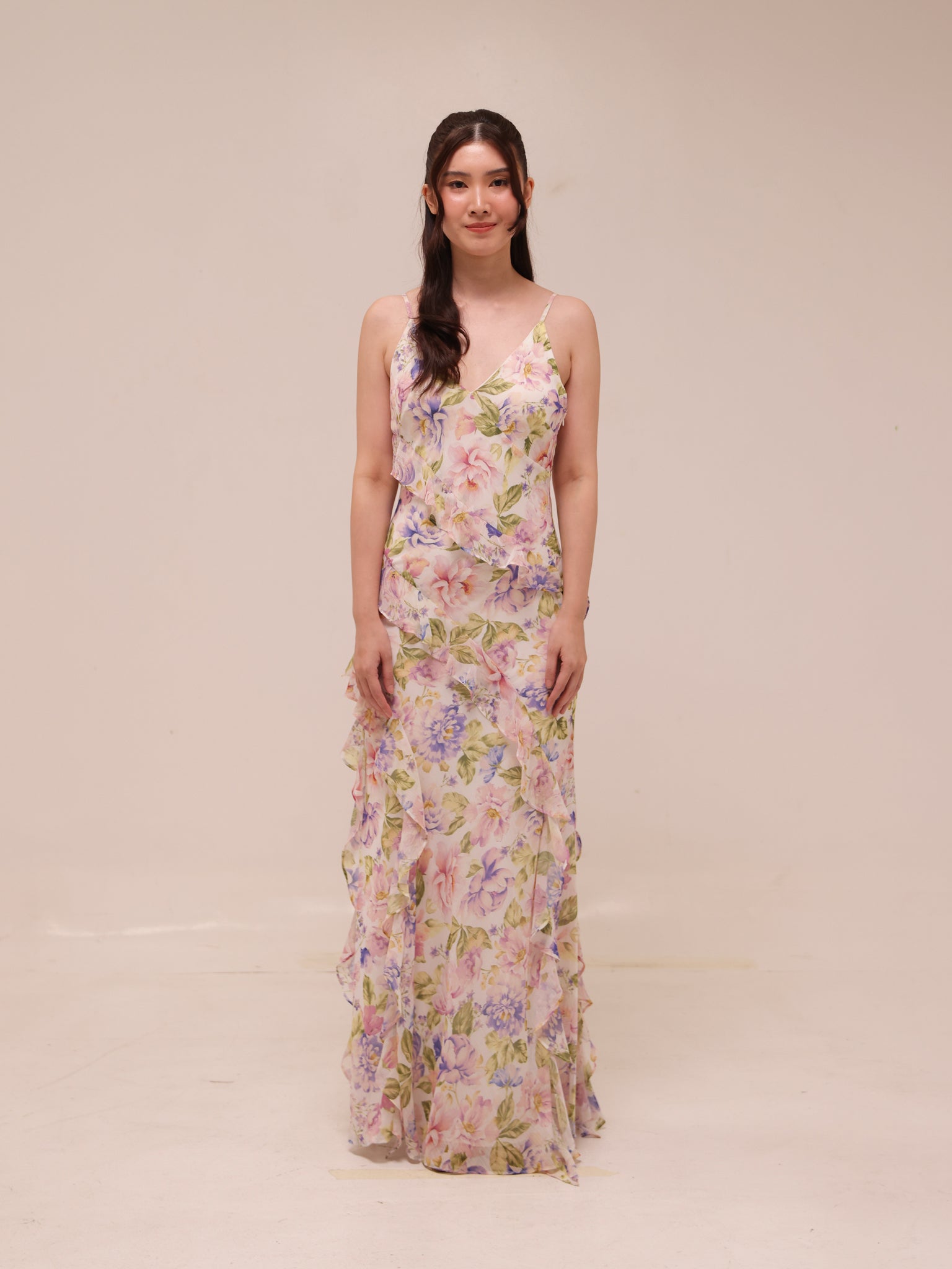 Poppy Ruffle Gown