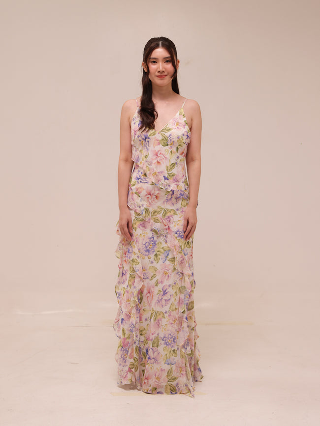 Poppy Ruffle Gown