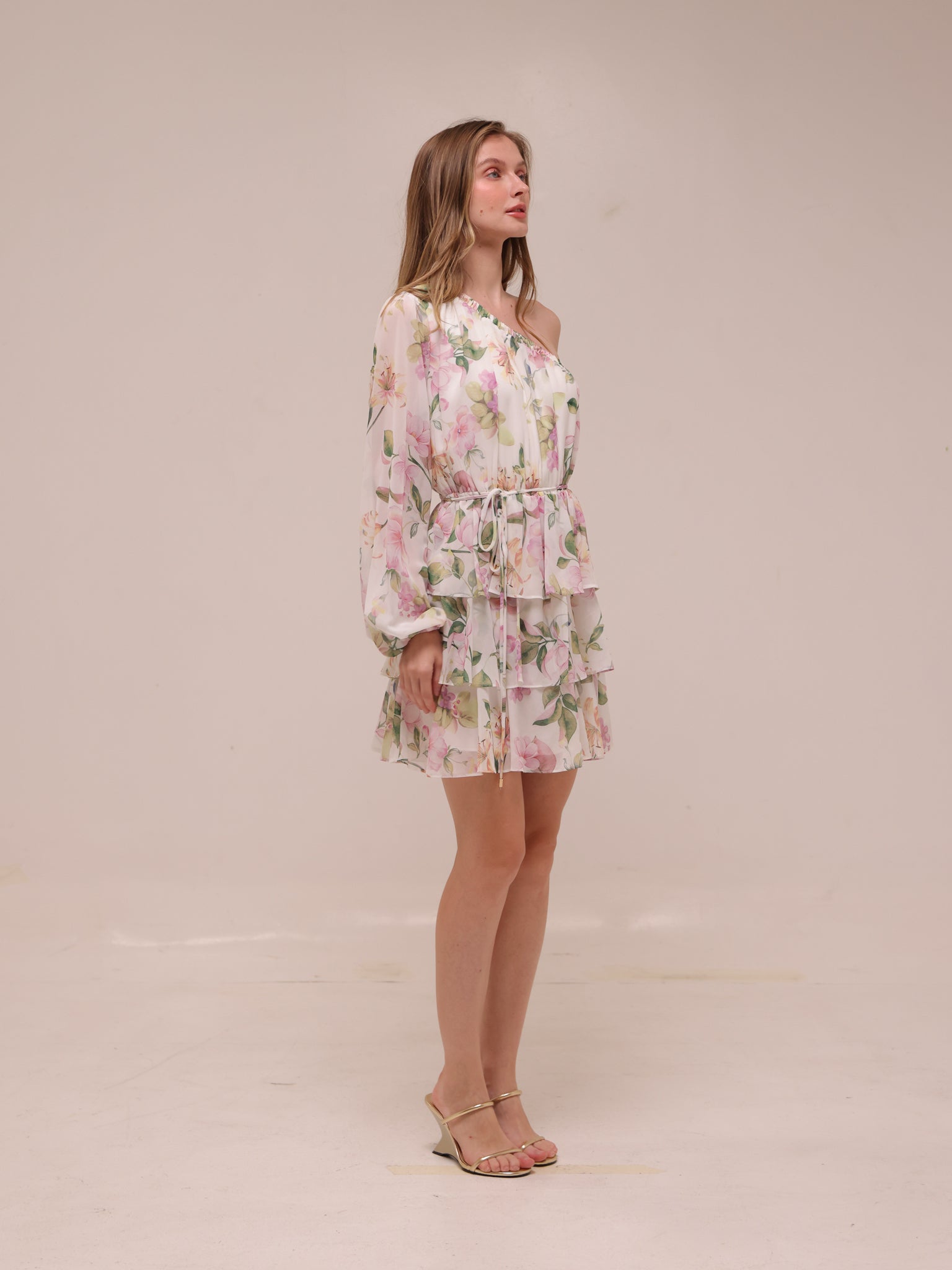 Sienna Asymm Tiered Mini