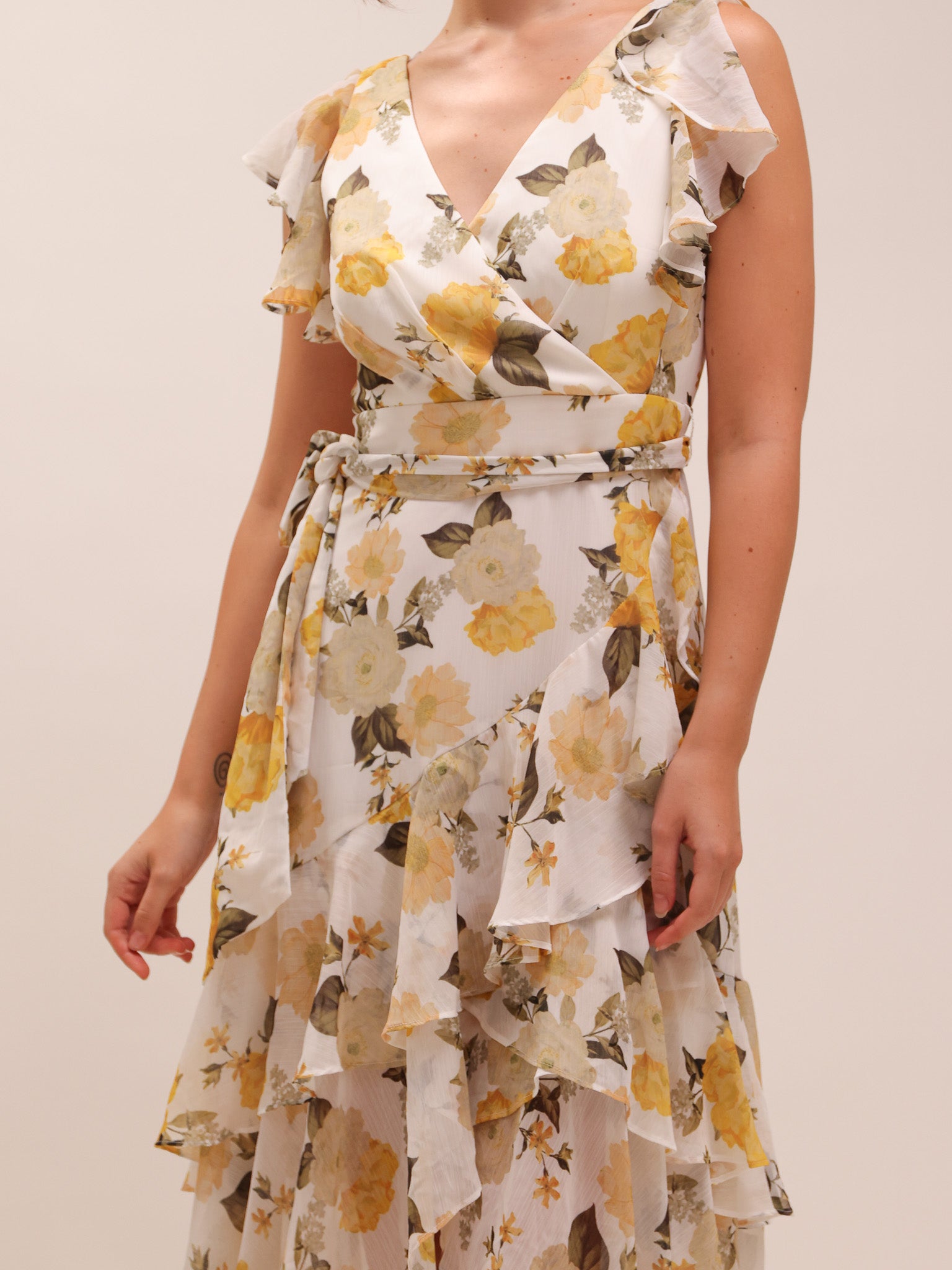 Tiffany Wrap Midi Dress