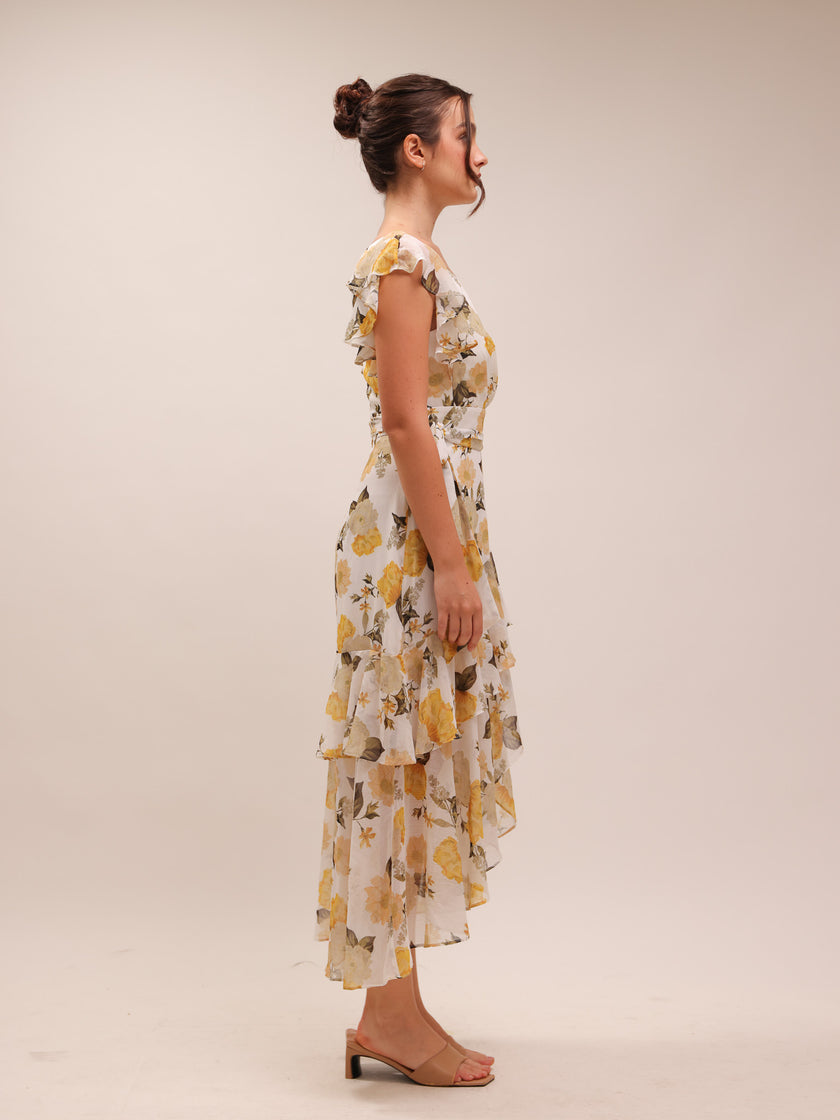 Tiffany Wrap Midi Dress