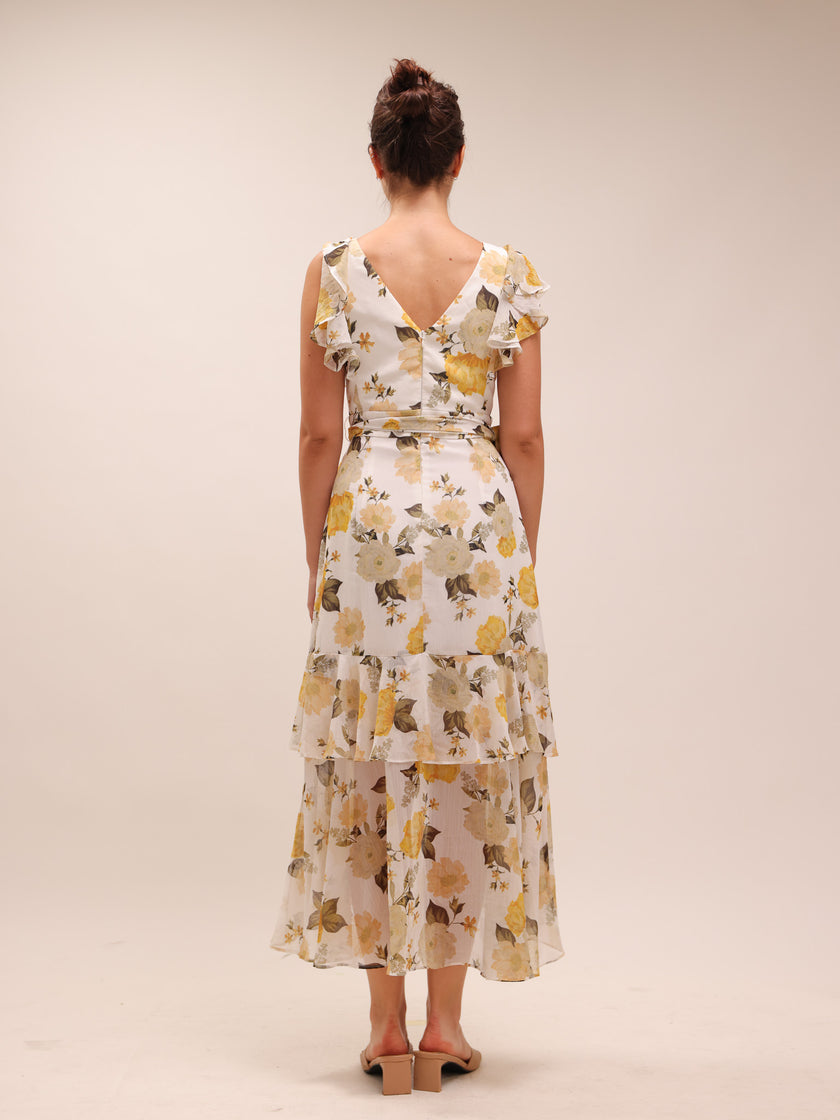 Tiffany Wrap Midi Dress