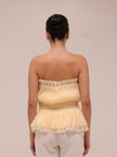 Strapless Tulle Banduea Top Yellow