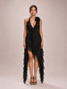 Garden of Eden Mini Dress in Black