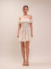 Off-Shoulder Lace Mini Dress