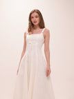 Bow Strap Midi Dress