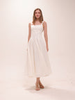 Bow Strap Midi Dress
