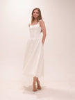 Bow Strap Midi Dress
