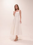 Bow Strap Midi Dress