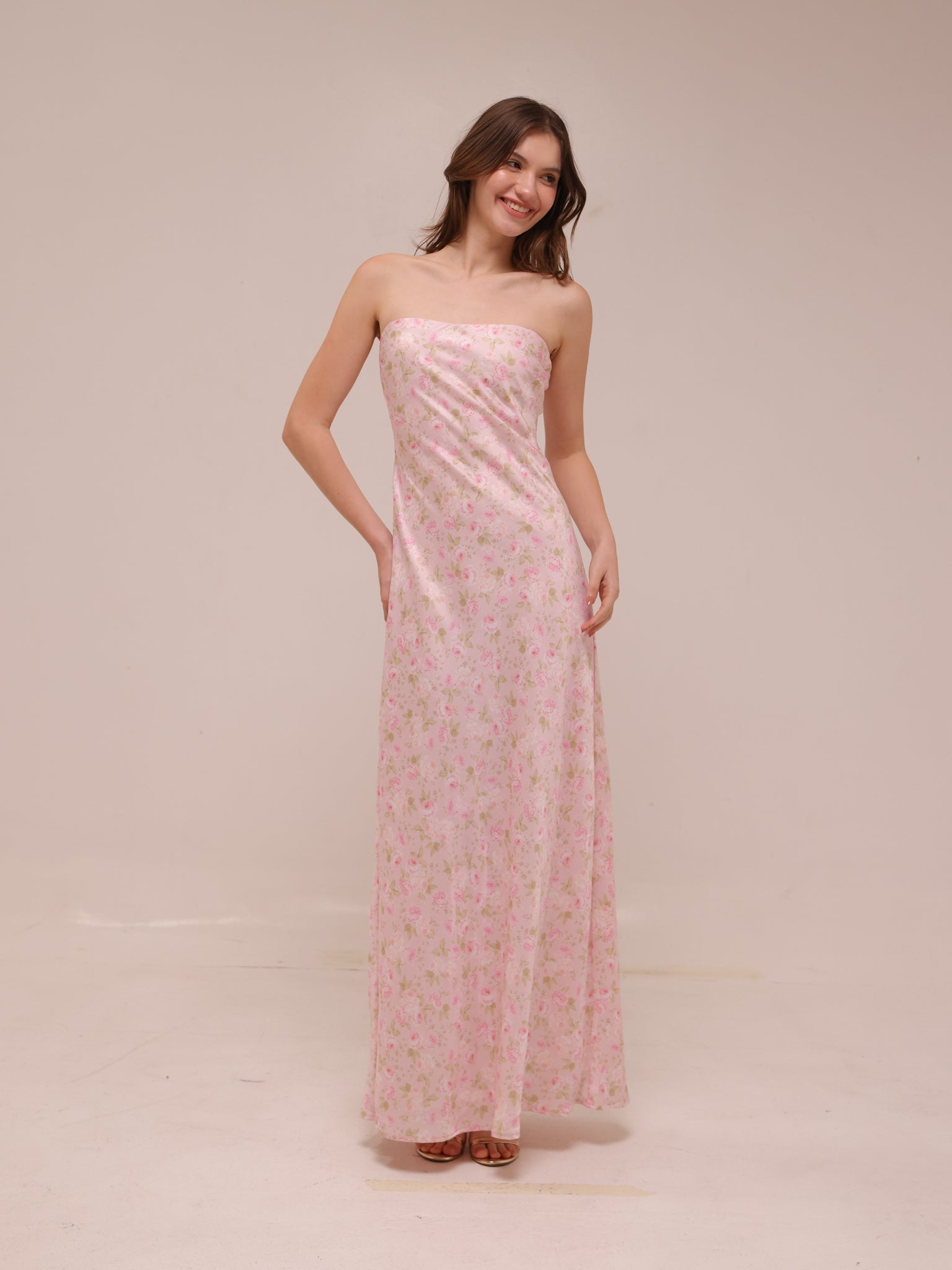 Carla Strapless Maxi Dress