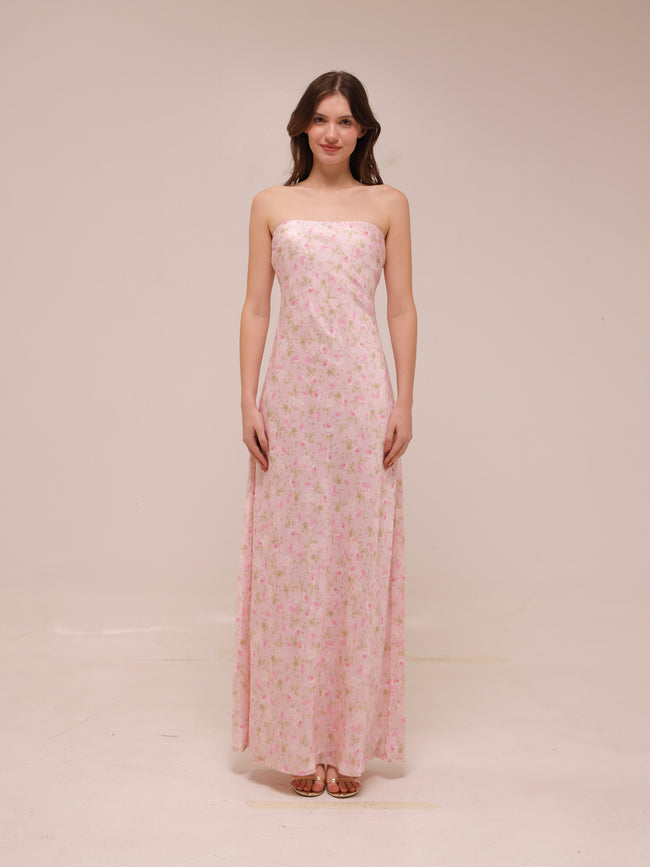 Carla Strapless Maxi Dress