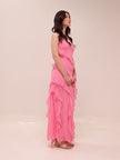 Poppy Ruffled Dress in Pink
