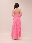 Poppy Ruffled Dress in Pink