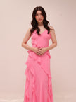 Poppy Ruffled Dress in Pink