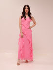 Poppy Ruffled Dress in Pink