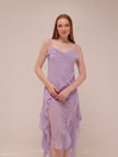 Poppy Asymmetrical Ruffle Dress
