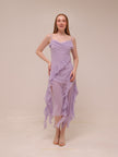 Poppy Asymmetrical Ruffle Dress