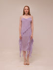 Poppy Asymmetrical Ruffle Dress